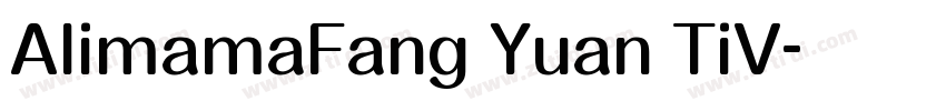 AIimamaFang Yuan TiV字体转换
